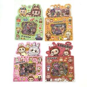 LABUBU Sticker Bundle – 4 Packs / 20 Sticker Sheets Total